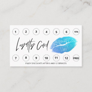 *~* LIPS Thank You Rewards QR LOGO beauty Loyalty Card