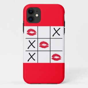 Lips Tic Tac Toe Case-Mate iPhone Case