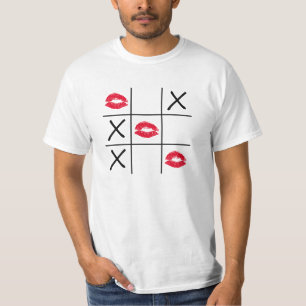 Lips Tic Tac Toe T-Shirt
