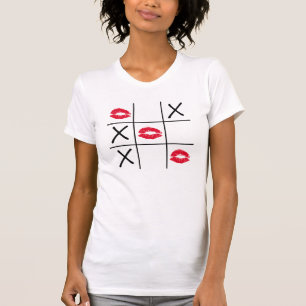 Lips Tic Tac Toe T-Shirt