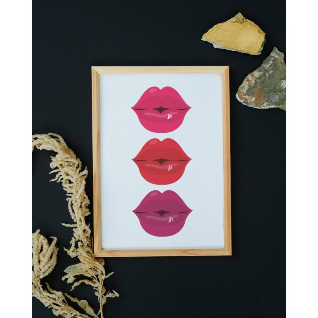 Lips Wall Art, Lips Wall Decor Modern Art (Creator Uploaded)