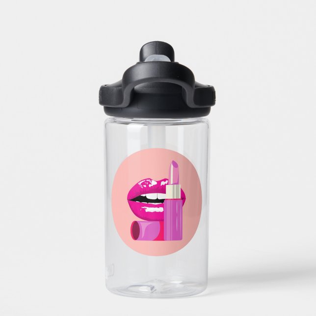 Lips Water Bottle (Back)