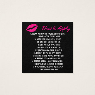 LipSense How To Apply cards