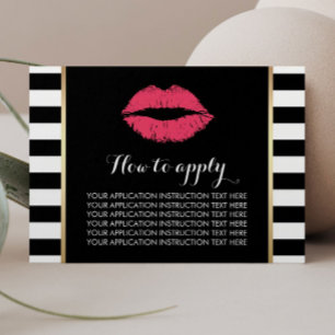 Lipsense Makeup Artist Lips Product Instructions