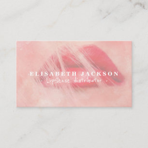 LipSense watercolor pink cool lipstick distributor Business Card