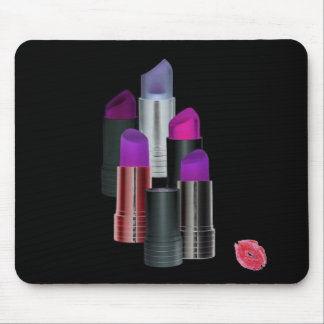 Lipstick Art Sealed with a Kiss... Mouse Pad