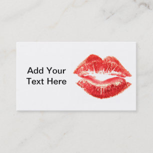 Lipstick Business Card