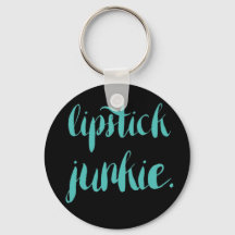 Lipstick Junkie Keychain