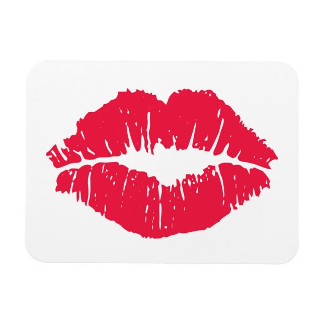 Lipstick Kiss Magnet (Horizontal)