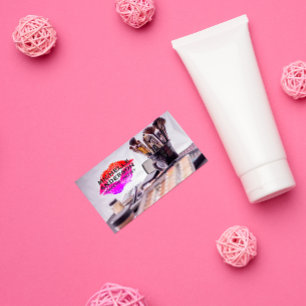 Lipstick Kiss   Make Up Brushes Business Card