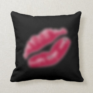 Lipstick Kiss Pillow