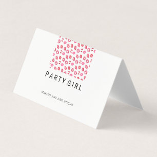 Lipstick Kiss / Salon Business Card