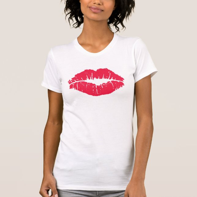 Lipstick Kiss T-Shirt (Front)
