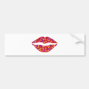 Lipstick Kisses bumper sticker !