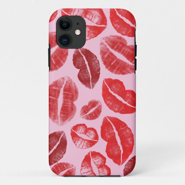 Lipstick Kisses Case-Mate iPhone Case (Back)