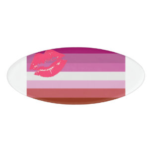 Lipstick_Lesbian Name Tag