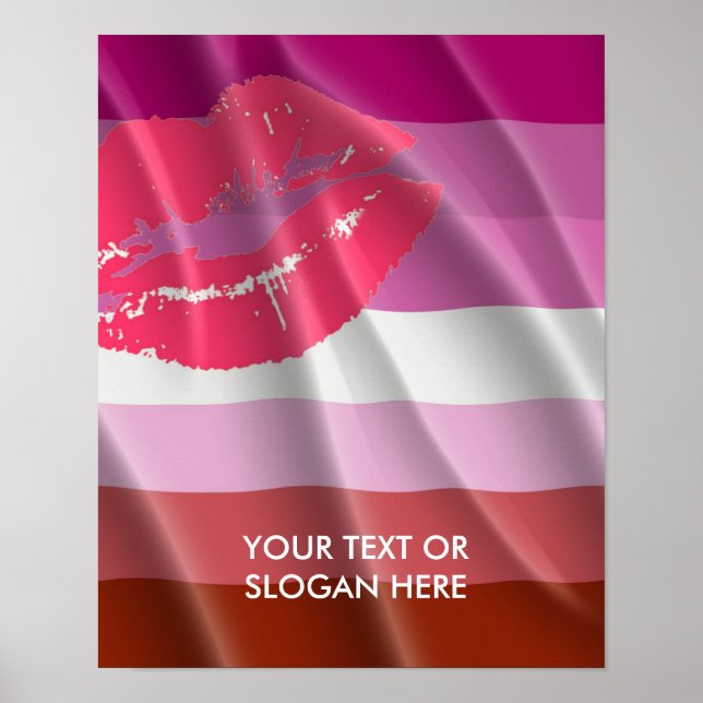 LIPSTICK LESBIAN PRIDE POSTER (Front)