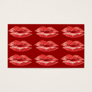 Lipstick Lips Business Card or Gift Card