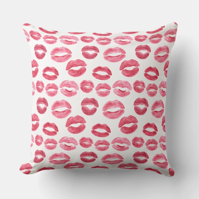 Lipstick Lips Cushion (Front)