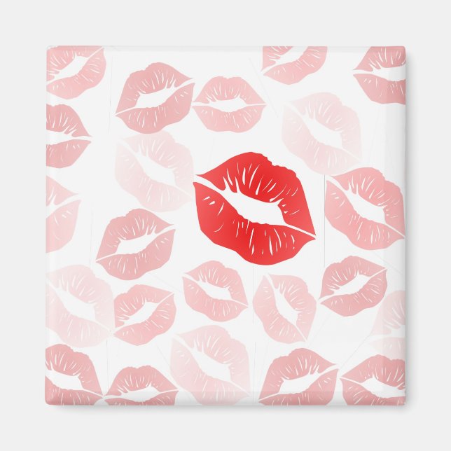 Lipstick Lips Magnet (Front)