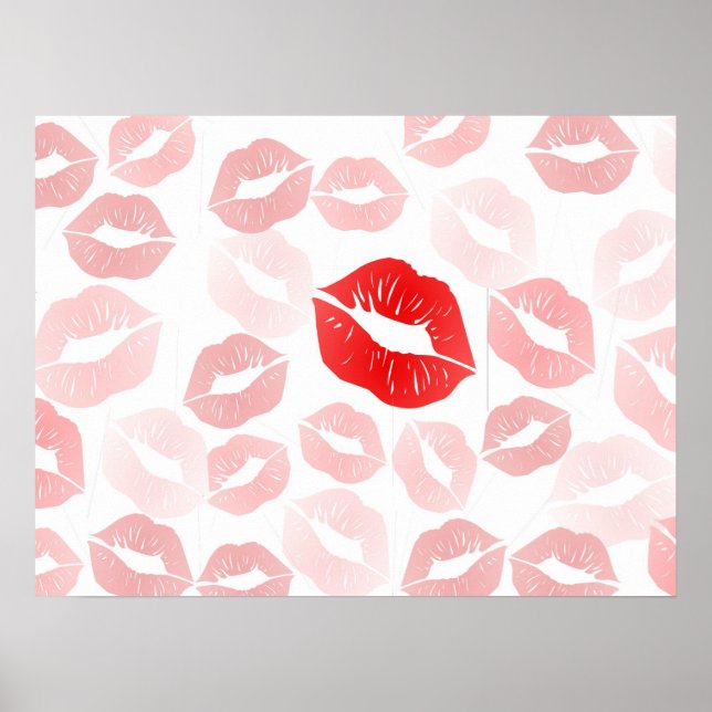 Lipstick Lips Poster (Front)