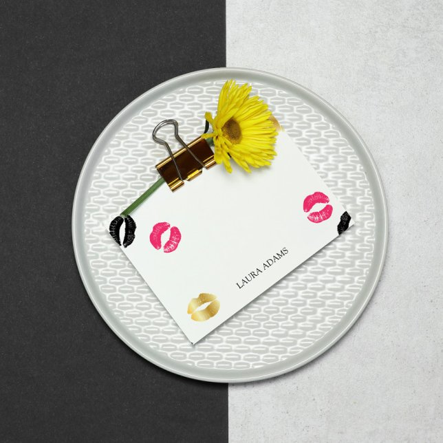 Lipstick Marks | Custom Name Post-it Notes (Creator Uploaded)