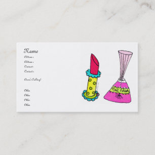 Lipstick & Nail Polish Business Cards