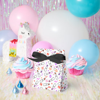 Lipstick Pattern Favour Box