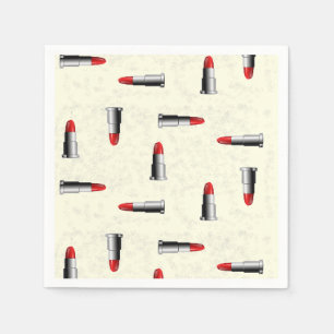 lipstick pattern napkin