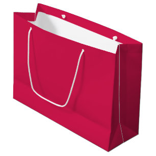 Lipstick  (solid colour) Crimson Large Gift Bag