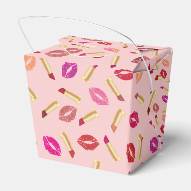 Lipsticks Favour Box (Back Side)