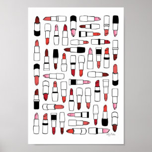 Lipsticks print