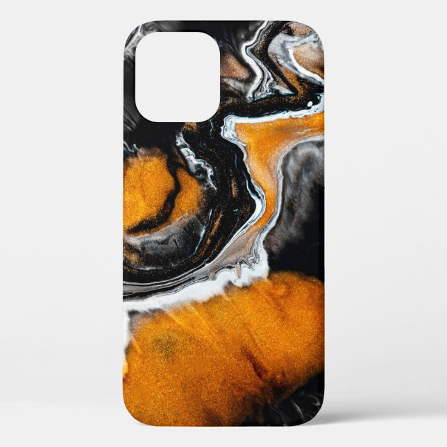 Liquid acrylic picture with artistic mixed paints Case-Mate iPhone case (Back)