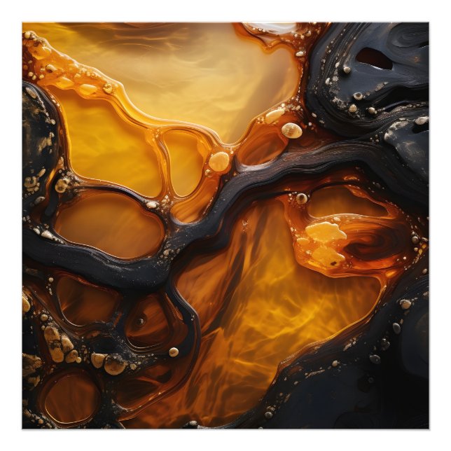 Liquid amber photo print (Front)