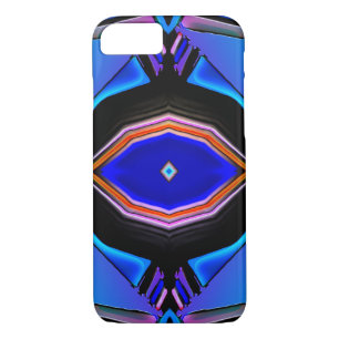 Liquid Blues & Pink Glow Geometrical Design Case-Mate iPhone Case