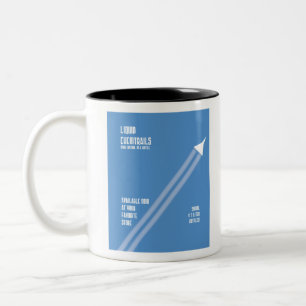 Liquid Chemtrails Two-Tone Coffee Mug