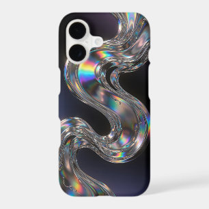Liquid Chrome Metal Phone Case Iridescent