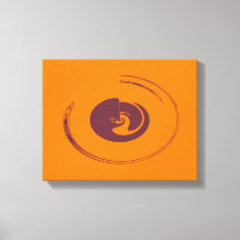 Liquid Circles - Wrapped Canvas