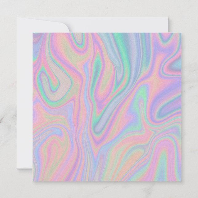 Liquid Colourful Abstract Rainbow (Front)
