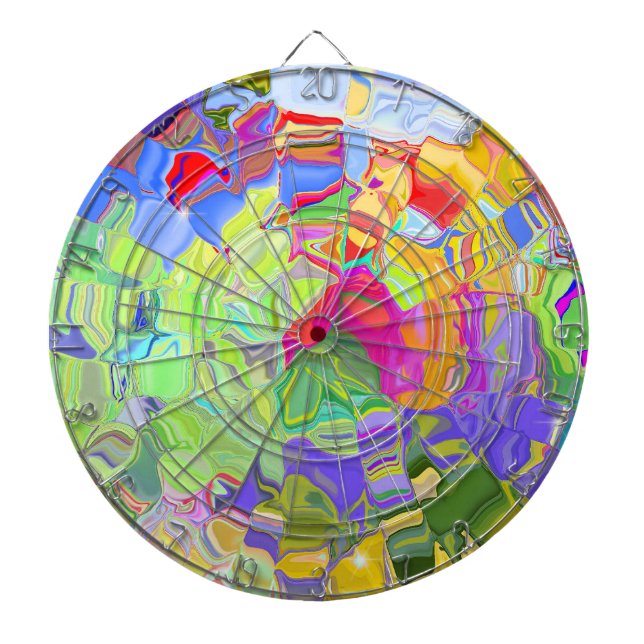 Liquid Colours Dart Board (Front)