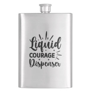 Liquid Courage Dispenser Hip Flask