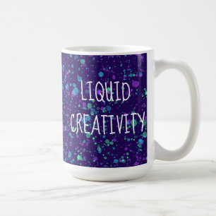 Liquid Creativity Paint Splatter Mug