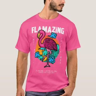 Liquid Drum And Bass Flamingo Dnb Music Dj Liquid  T-Shirt