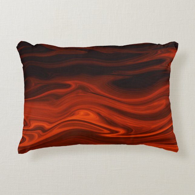 Liquid Fire by Shirley Taylor Decorative Cushion (Front)