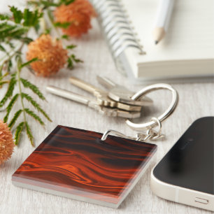 Liquid Fire by Shirley Taylor Key Ring
