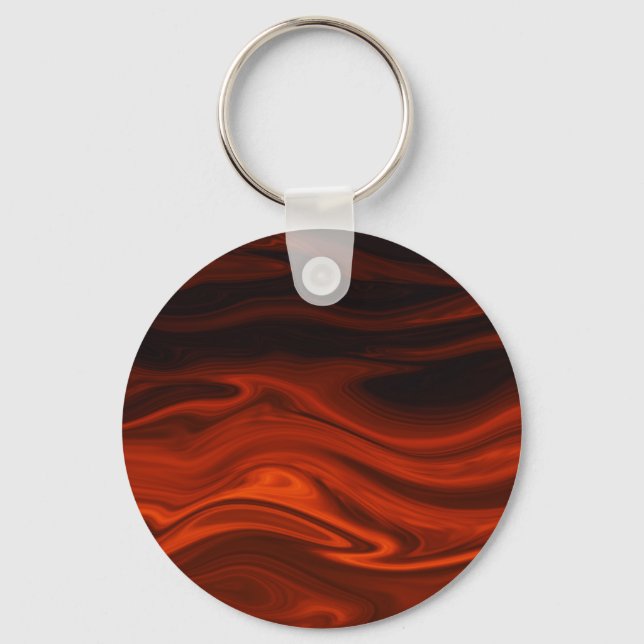 Liquid Fire by Shirley Taylor Key Ring (Front)