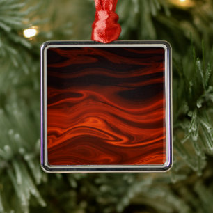 Liquid Fire by Shirley Taylor Metal Tree Decoration