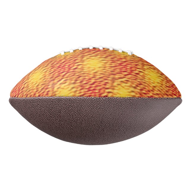 Liquid Fire Interlocking Pattern Football (Rotated 90)
