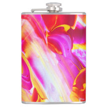 Liquid Flame - Bright Orange & Yellow design