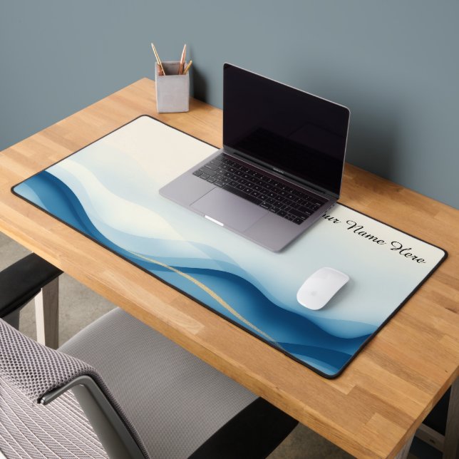 Liquid Flow State Abstract Large Gaming Desk Mat (Office 2)